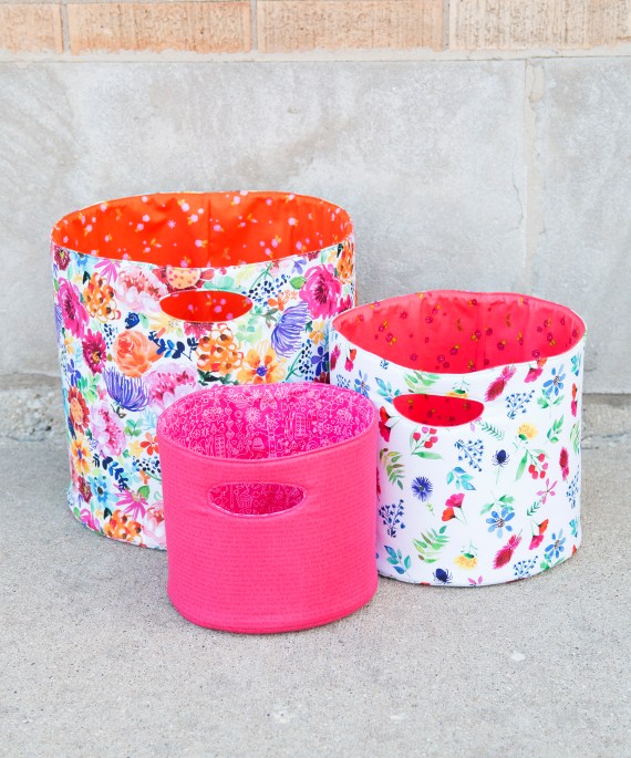 Sew Sweetness Free Video+PDF Pattern: Faithwell Storage Bin sewing pattern